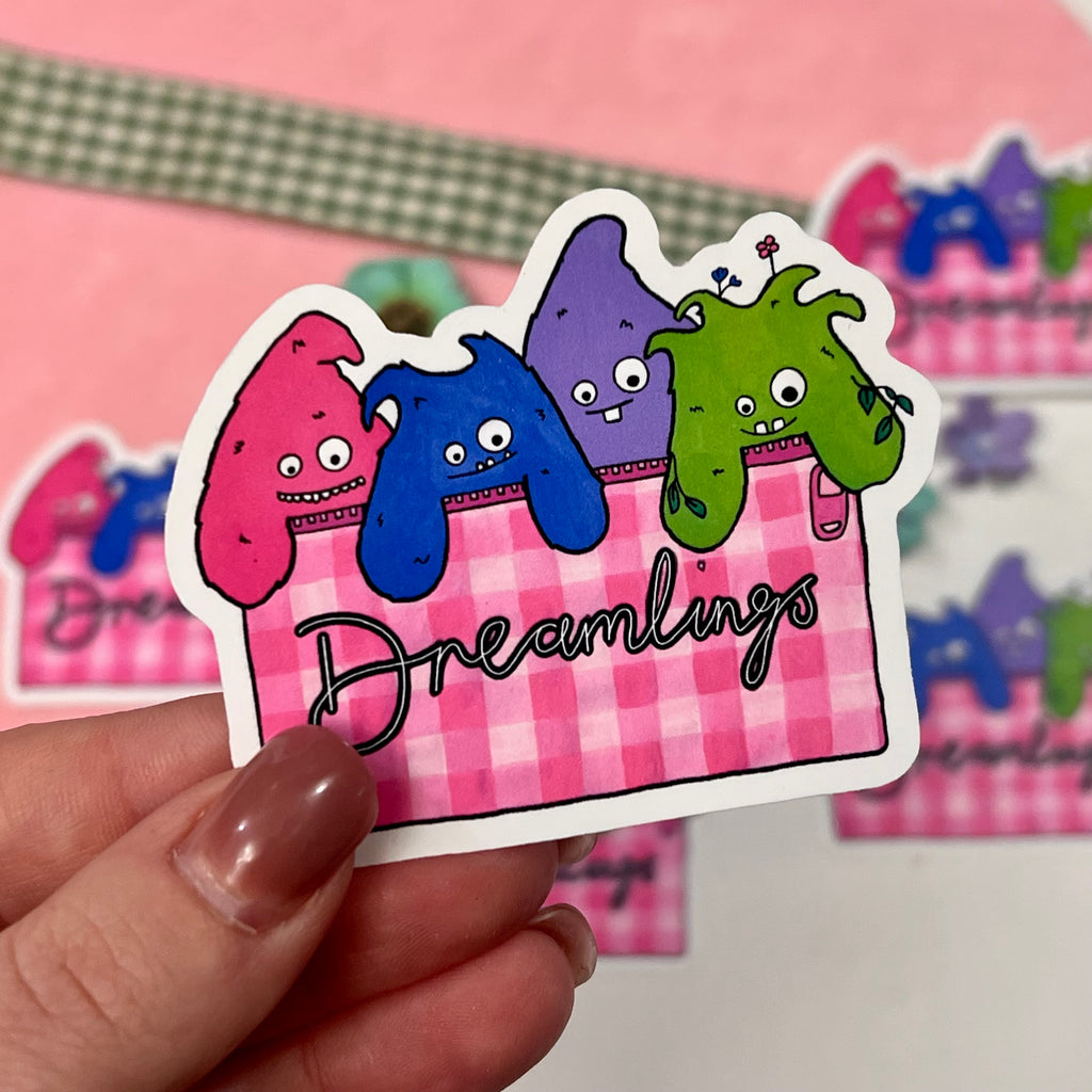 Dreamlings in a Pencilcase Single Vinyl Sticker