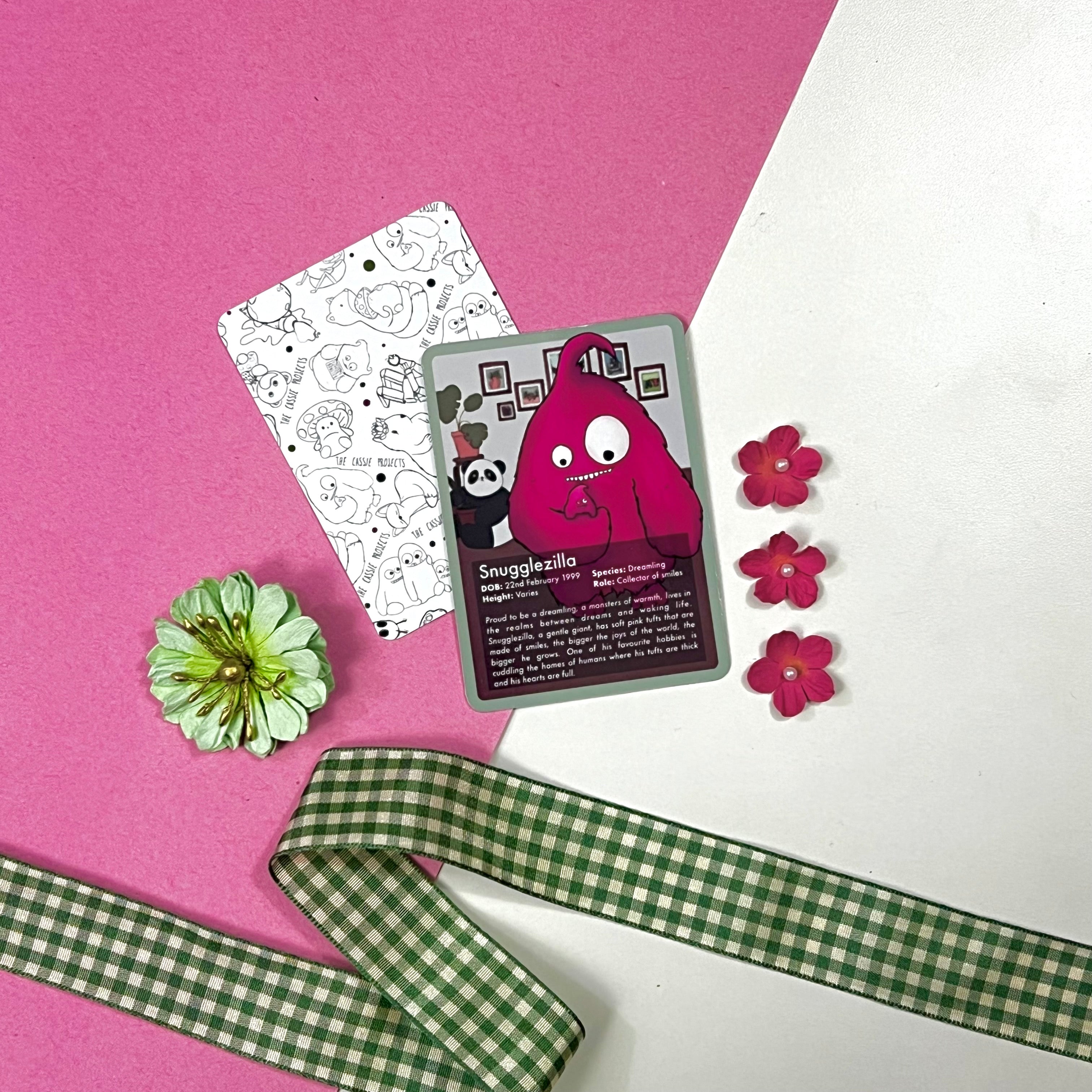 Snugglezilla Collector Card