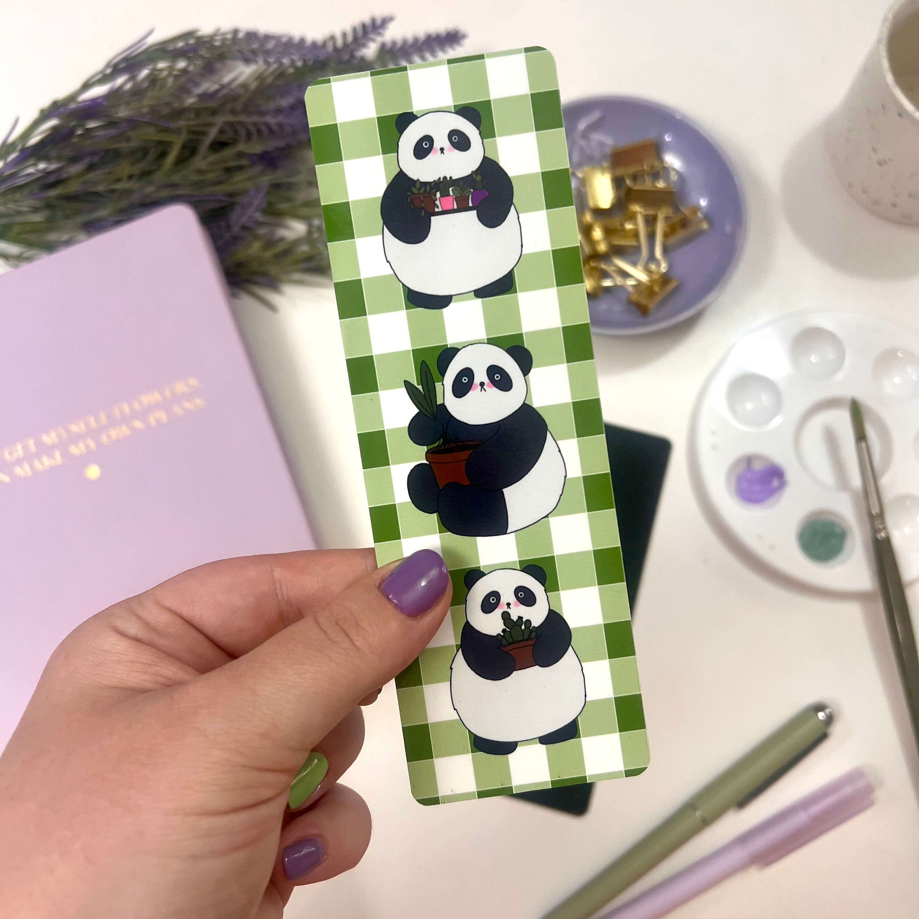 Bonsai the Panda Bookmark (updated)