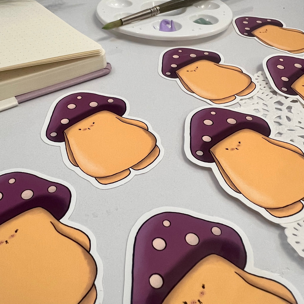 Maple the Mushling Vinyl Sticker