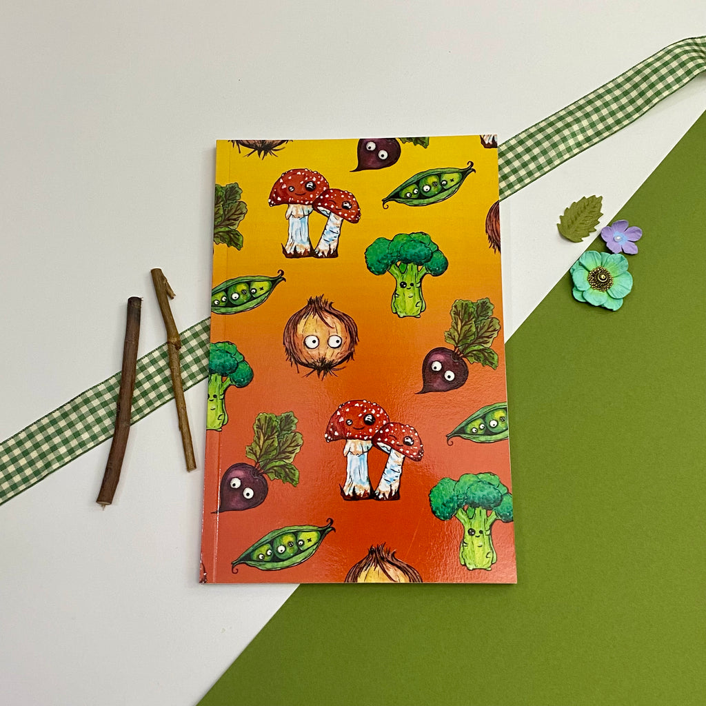 Dark Vegetables Notebook A5