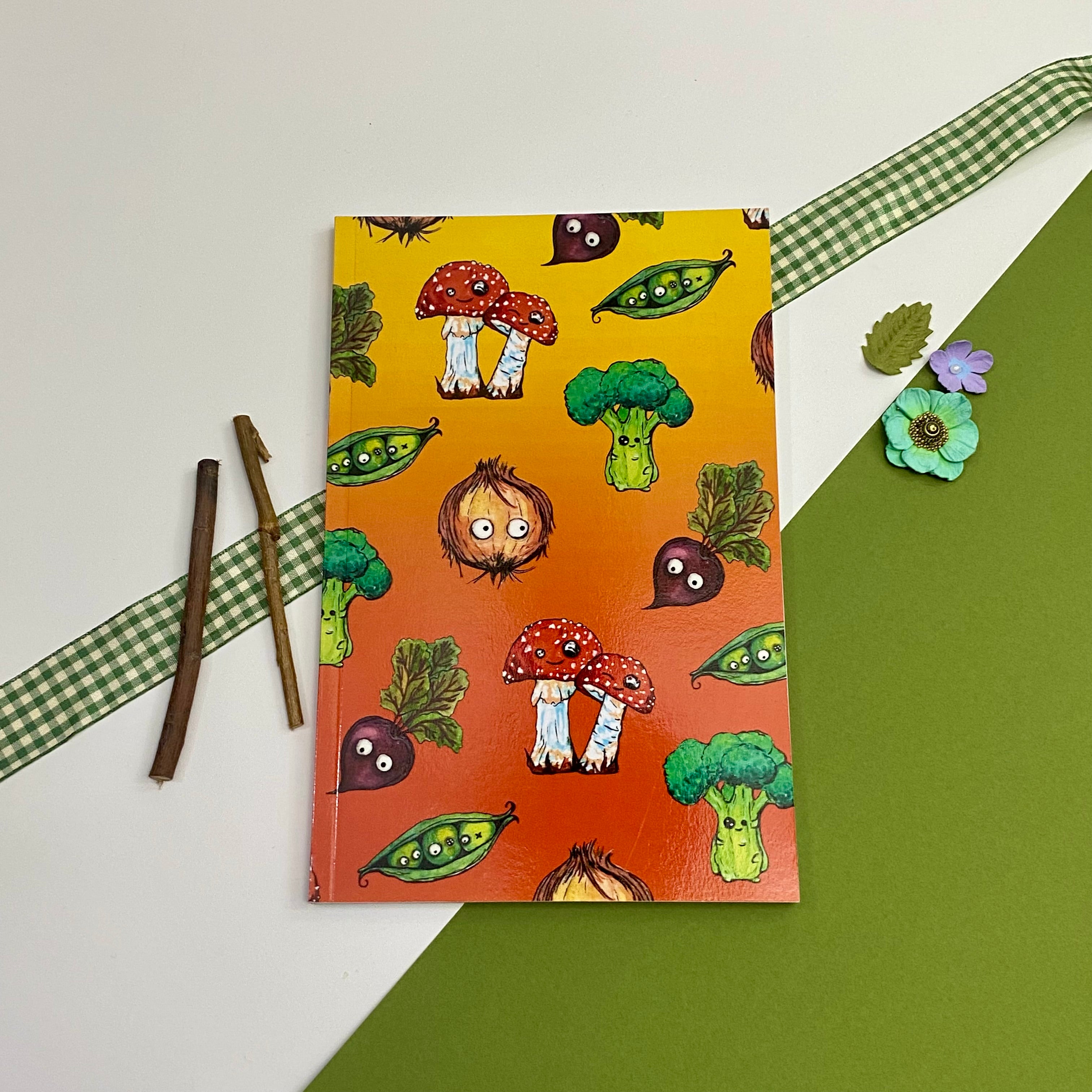 Dark Vegetables Notebook A5