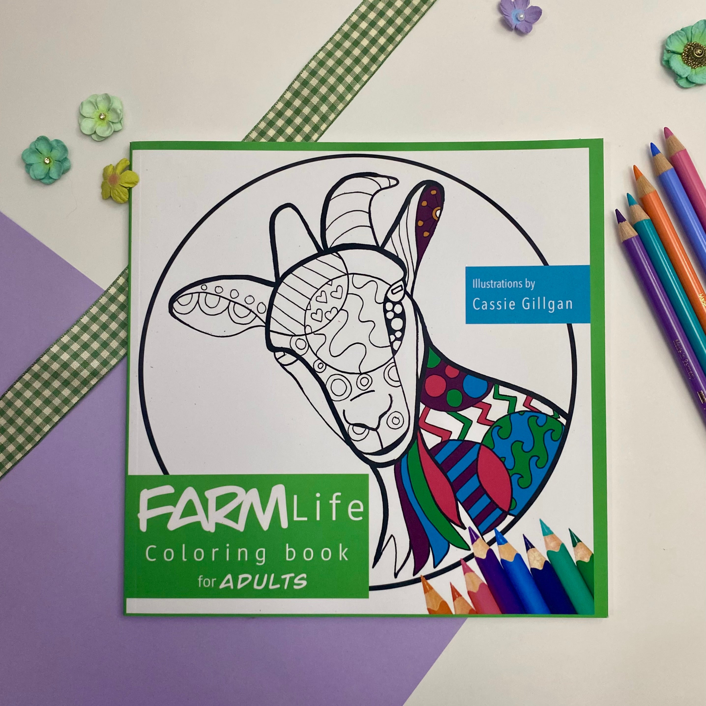 Farm Life Colouring Book