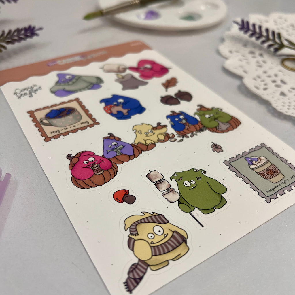 Dreamlings Autumn Sticker Sheet