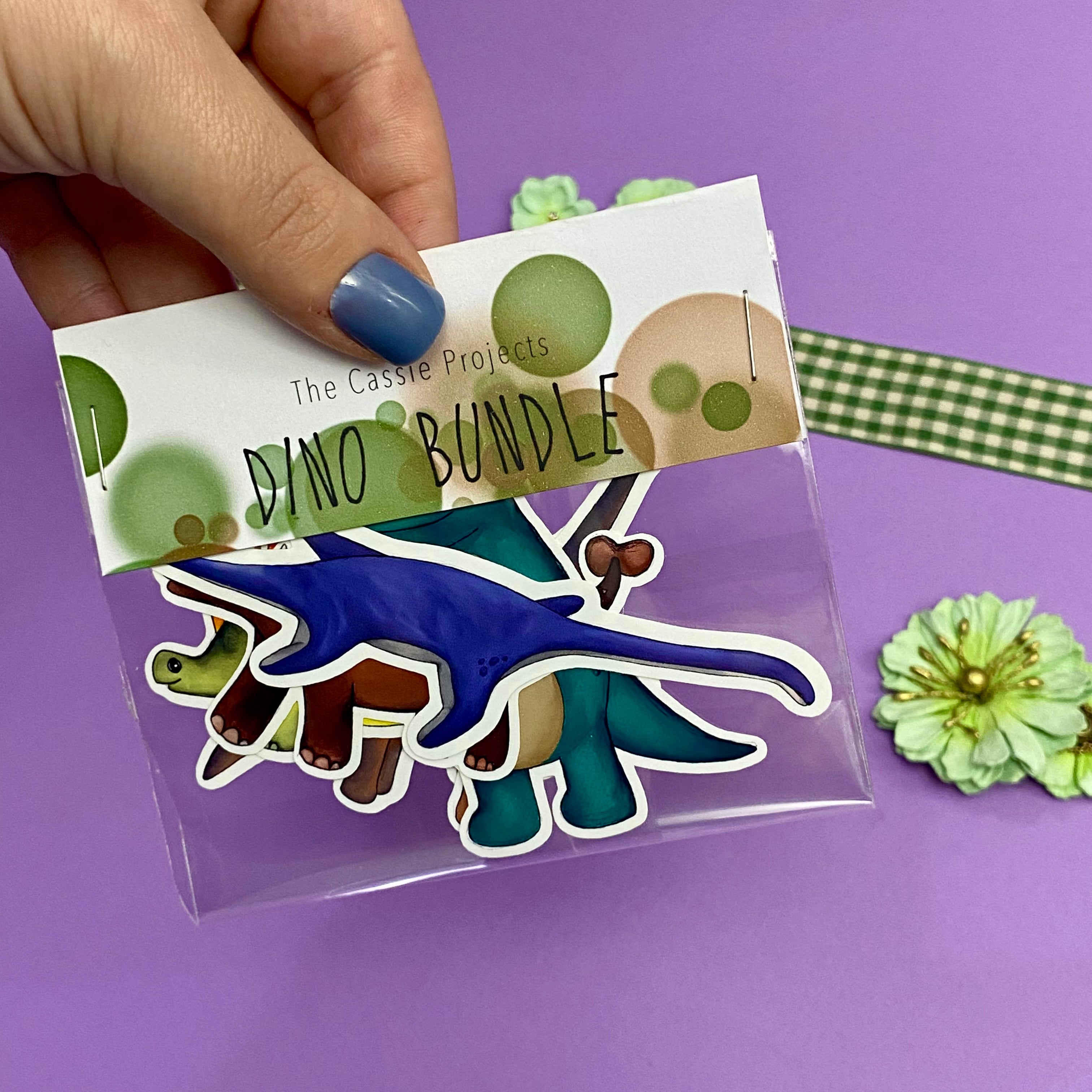Dino Vinyl Sticker Bundle