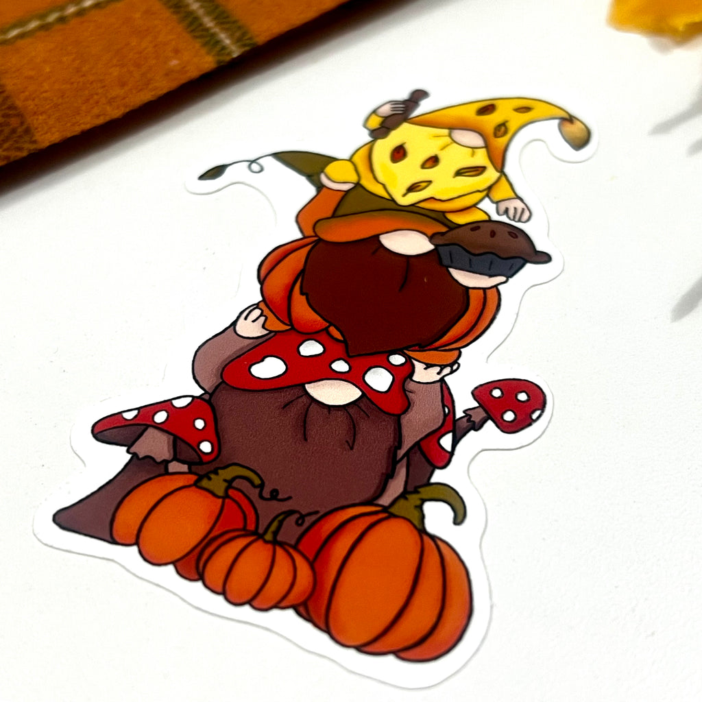 Autumn Gonk Stack Single Vinyl Sticker