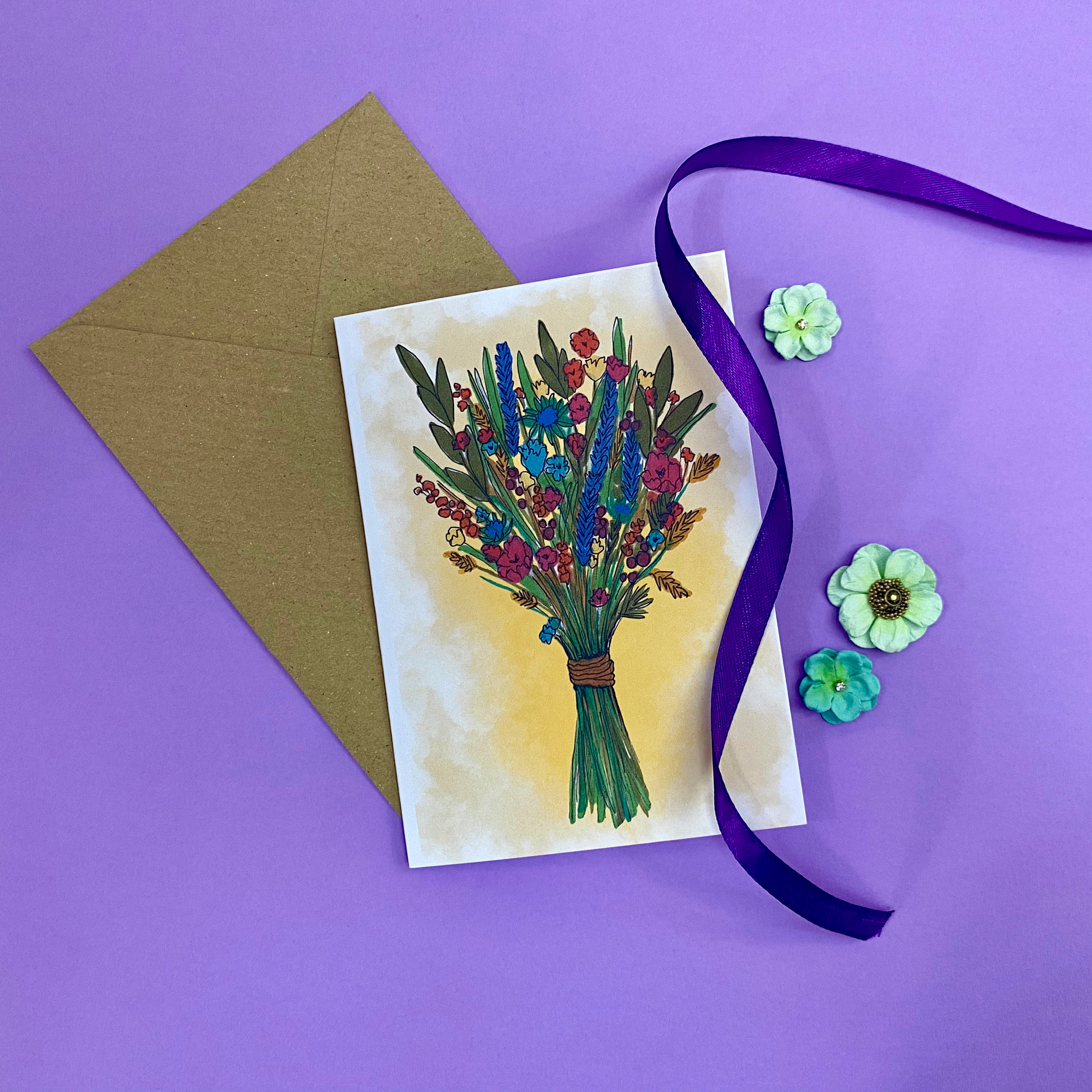 Wildflowers Greeting Card
