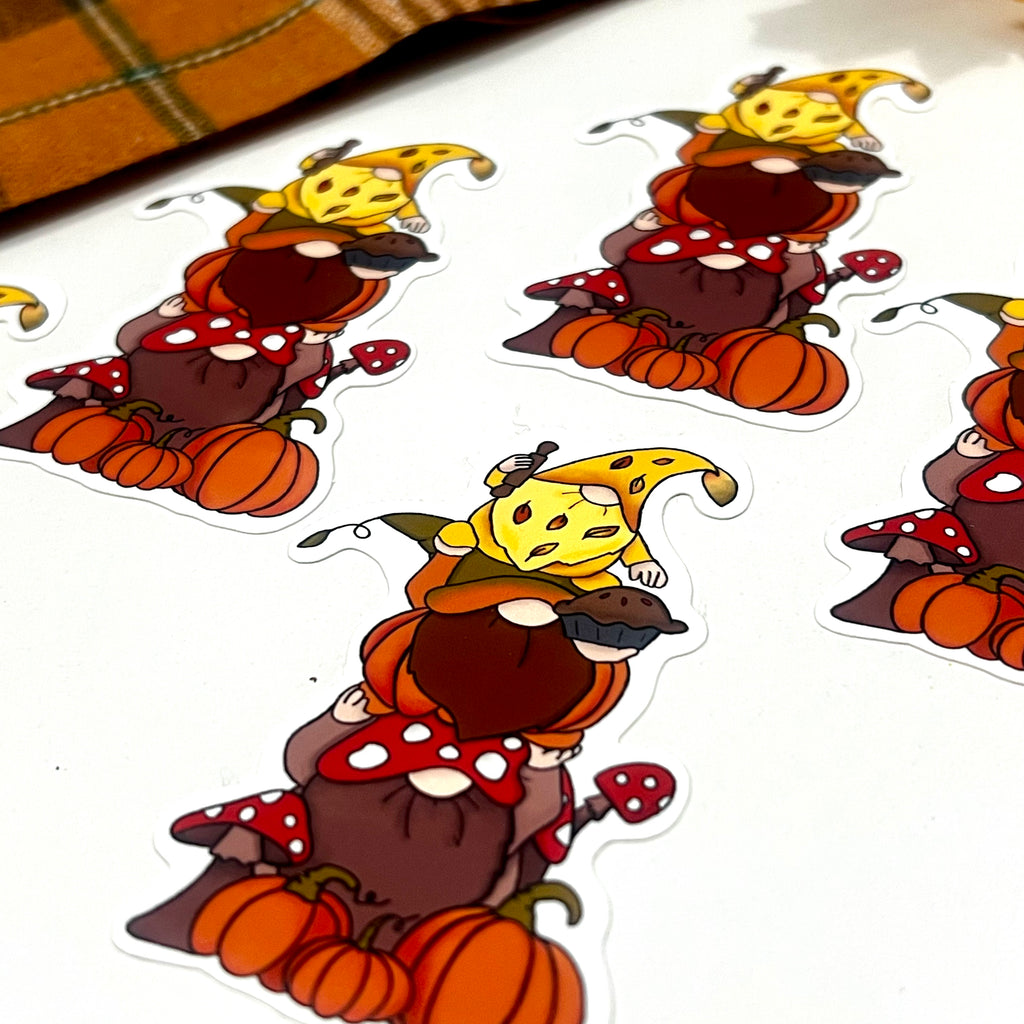Autumn Gonk Stack Single Vinyl Sticker