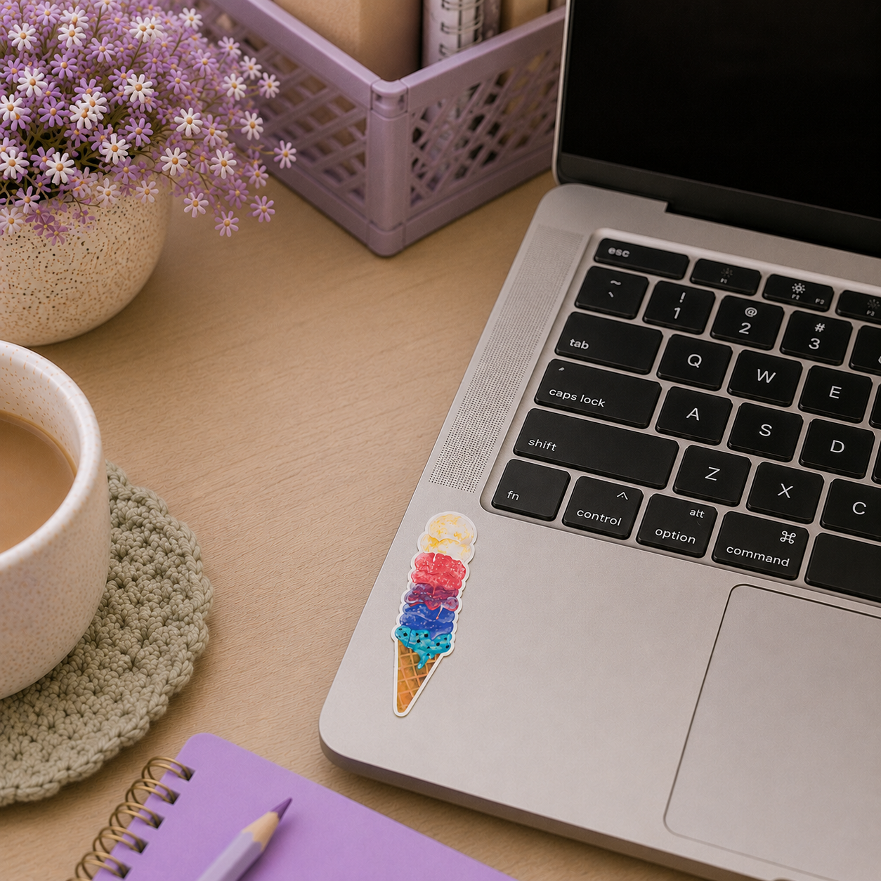 Icecream 2 Pack Vinyl Stickers