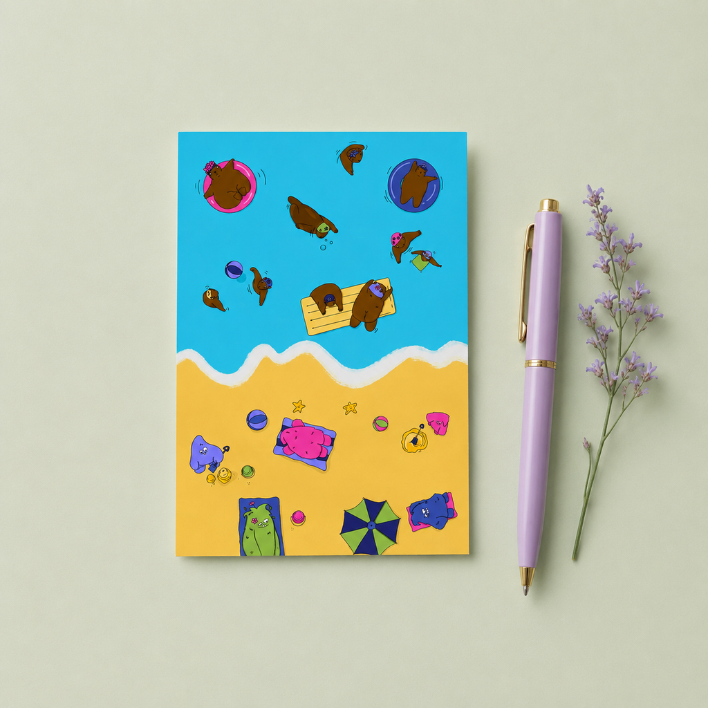 The Island of Capybaradise Art Print
