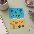 The Island of Capybaradise Art Print