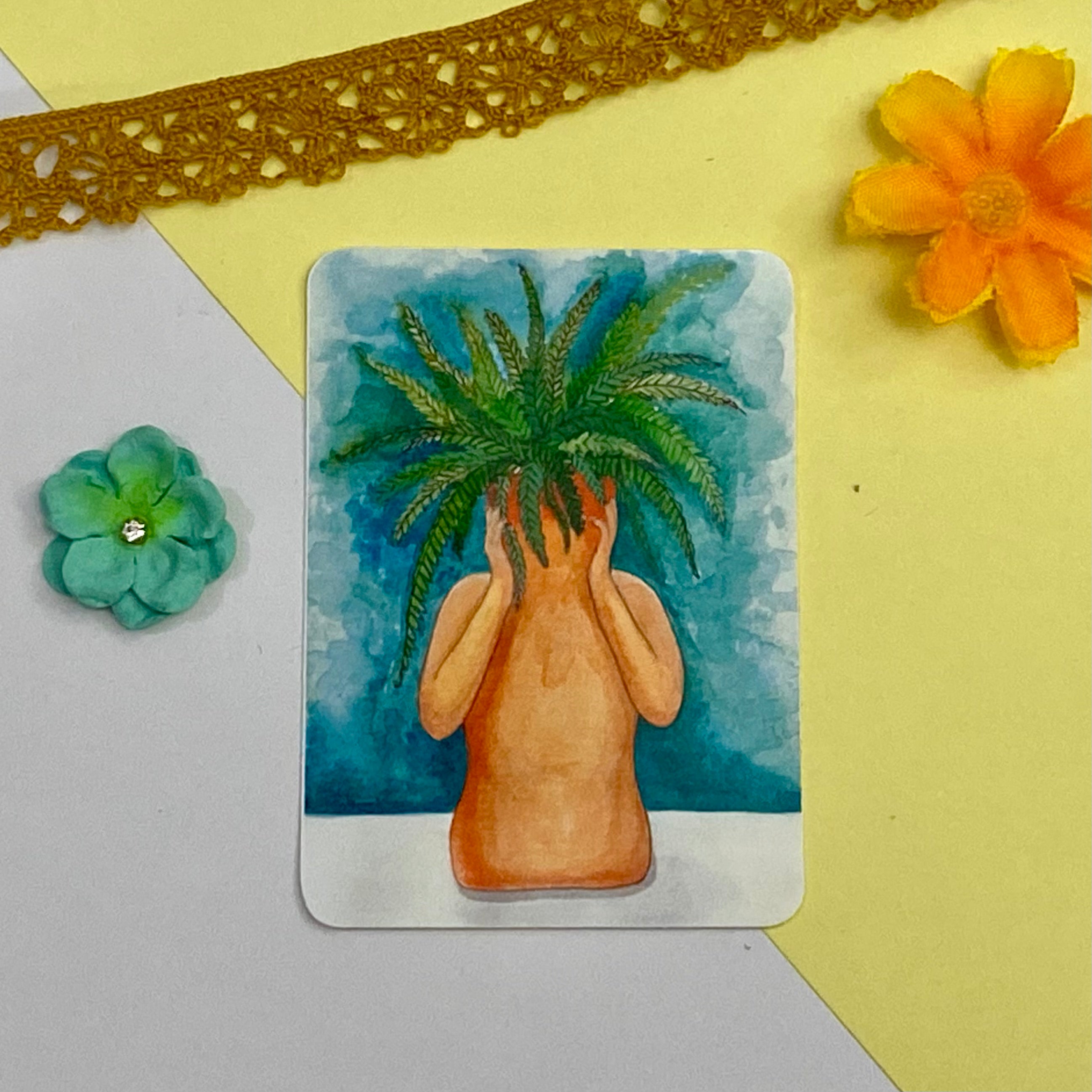 Fern Single Vinyl Sticker