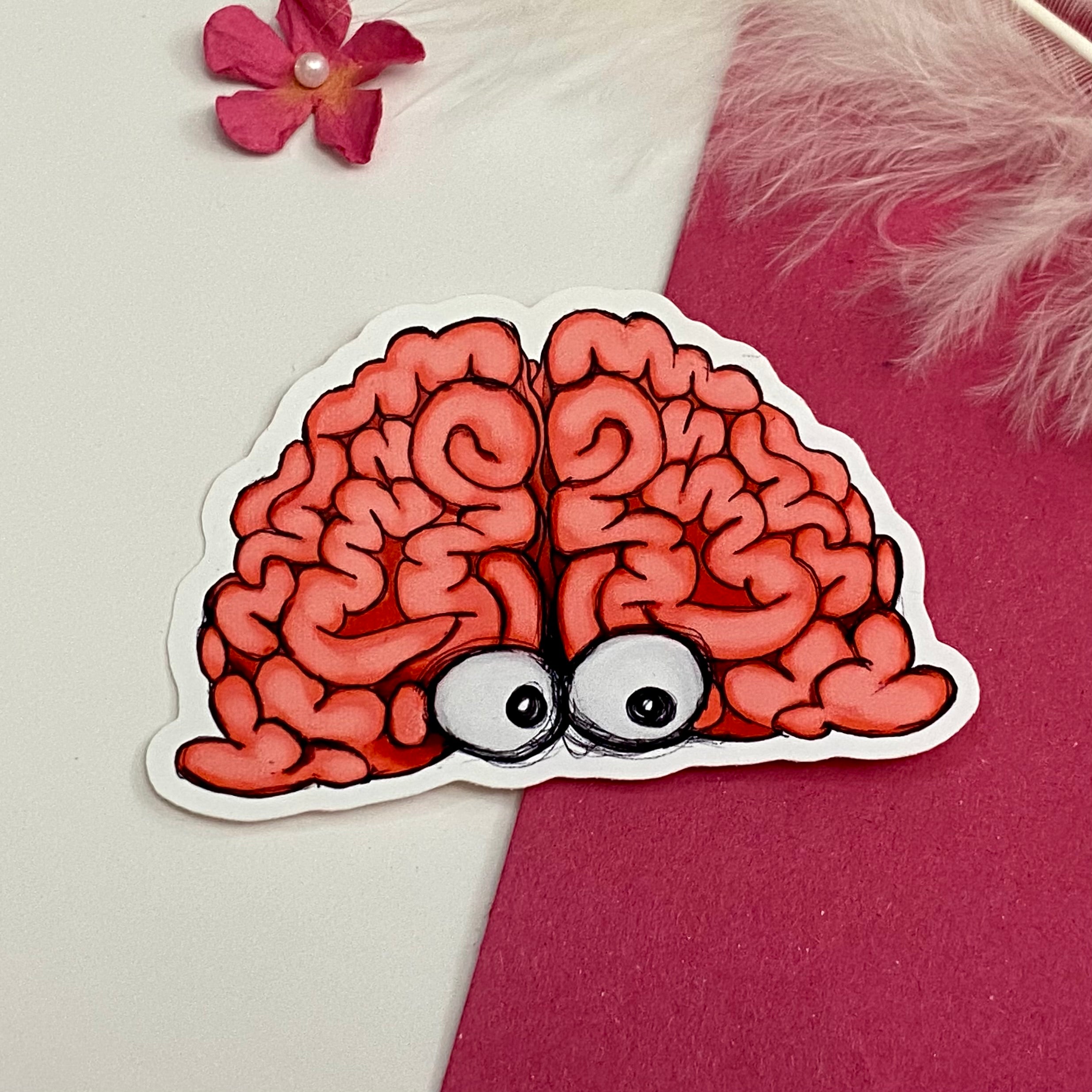 Brian the Brain Single Vinyl Sticker