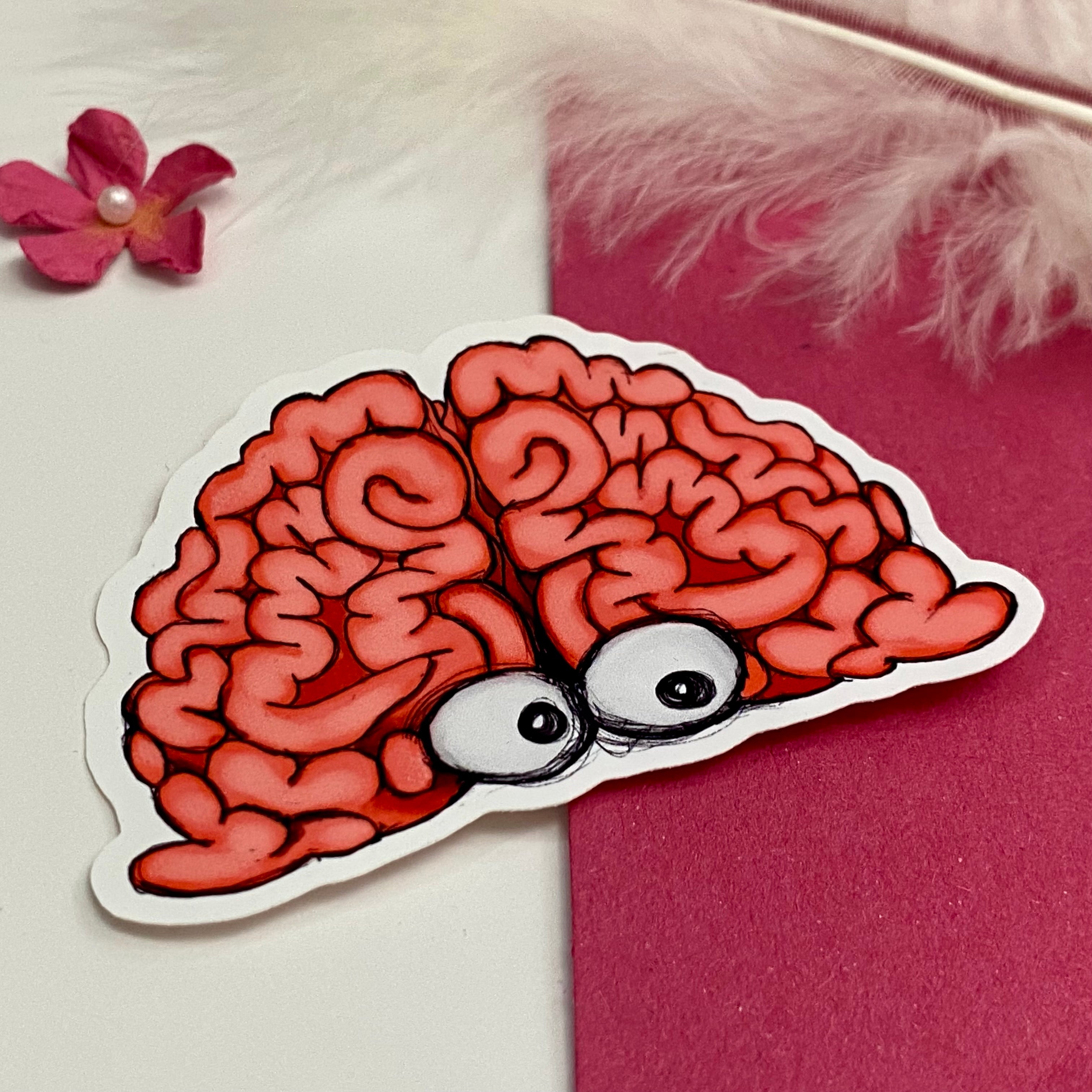 Brian the Brain Single Vinyl Sticker