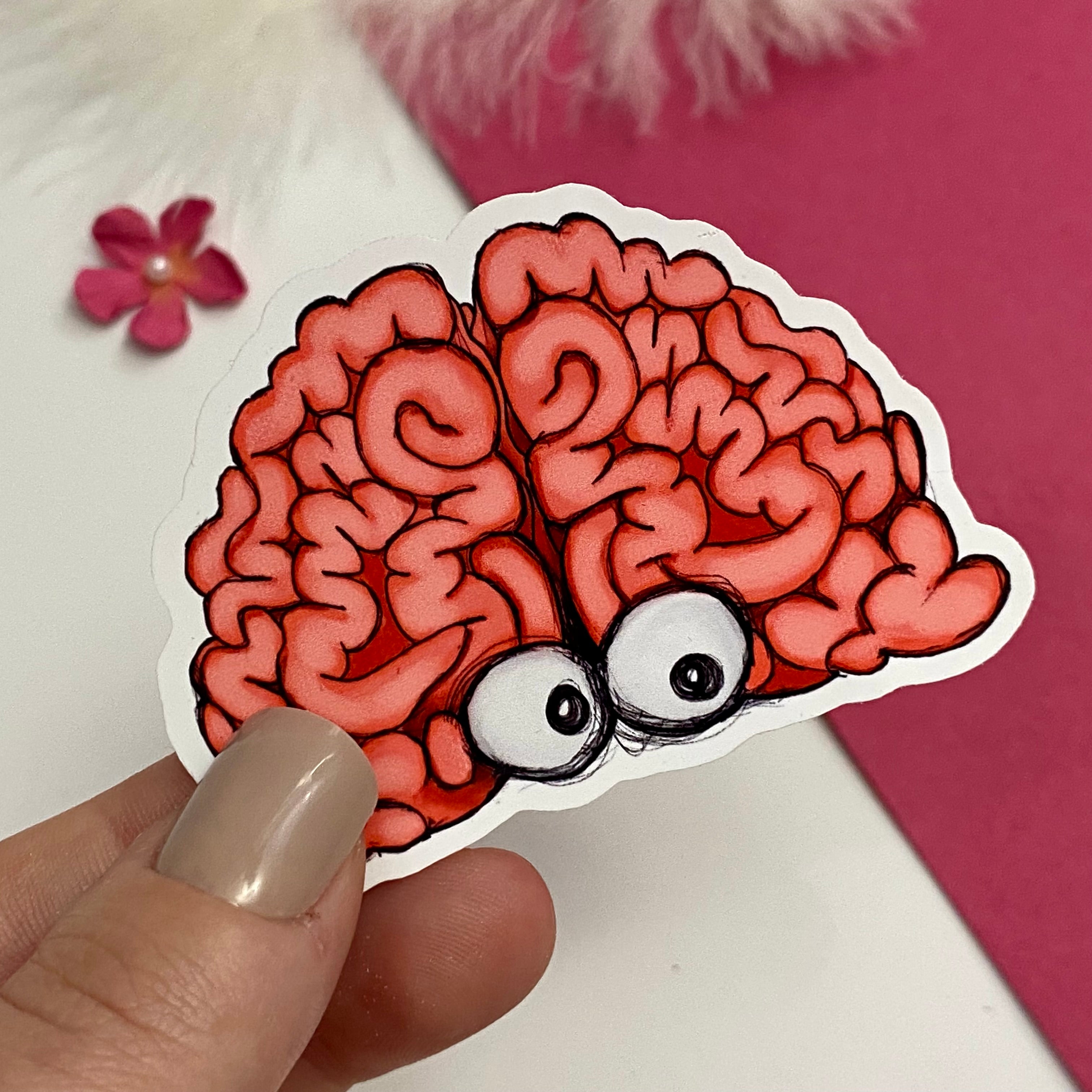 Brian the Brain Single Vinyl Sticker