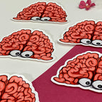 Brian the Brain Single Vinyl Sticker