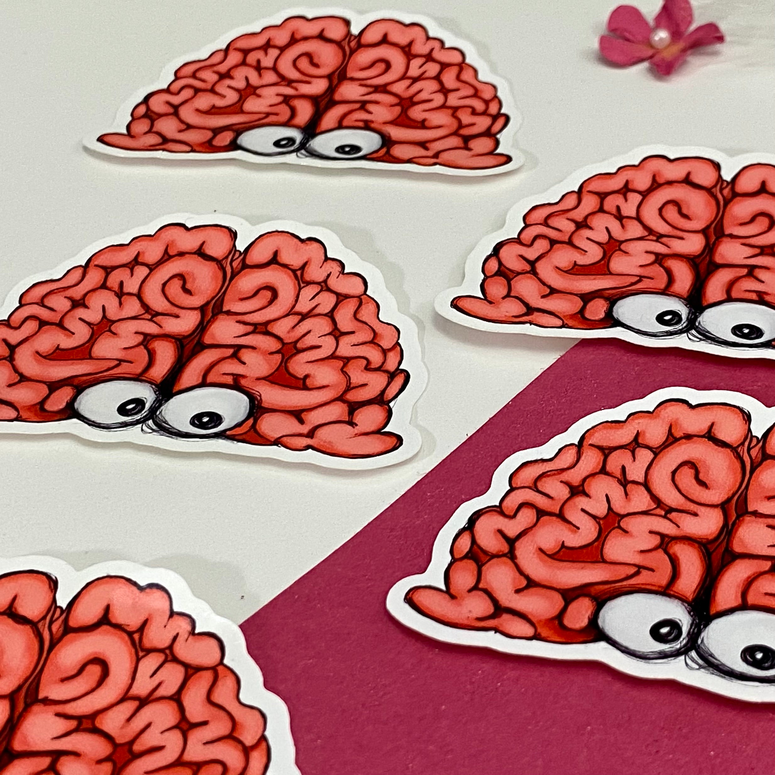 Brian the Brain Single Vinyl Sticker