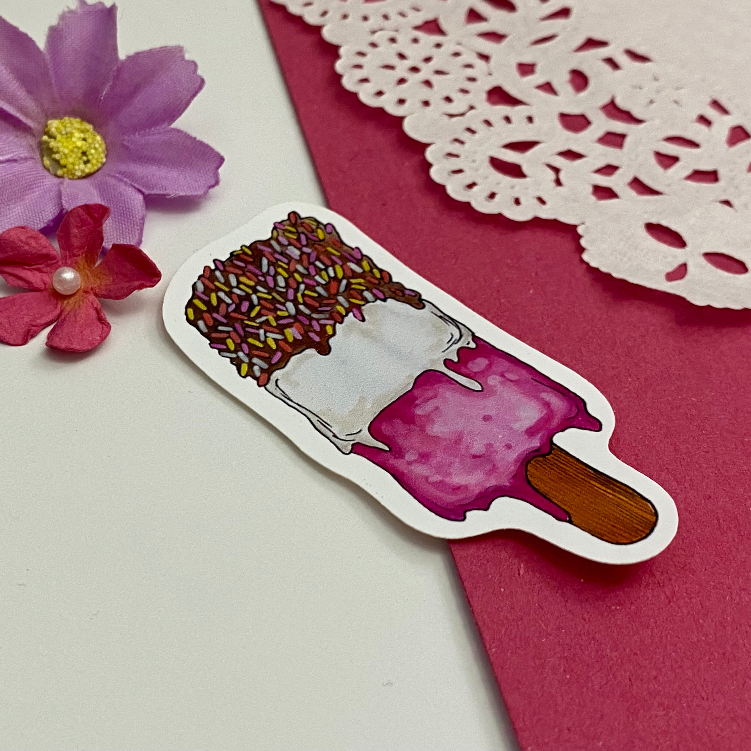 Fab Ice lolly Single Vinyl Sticker