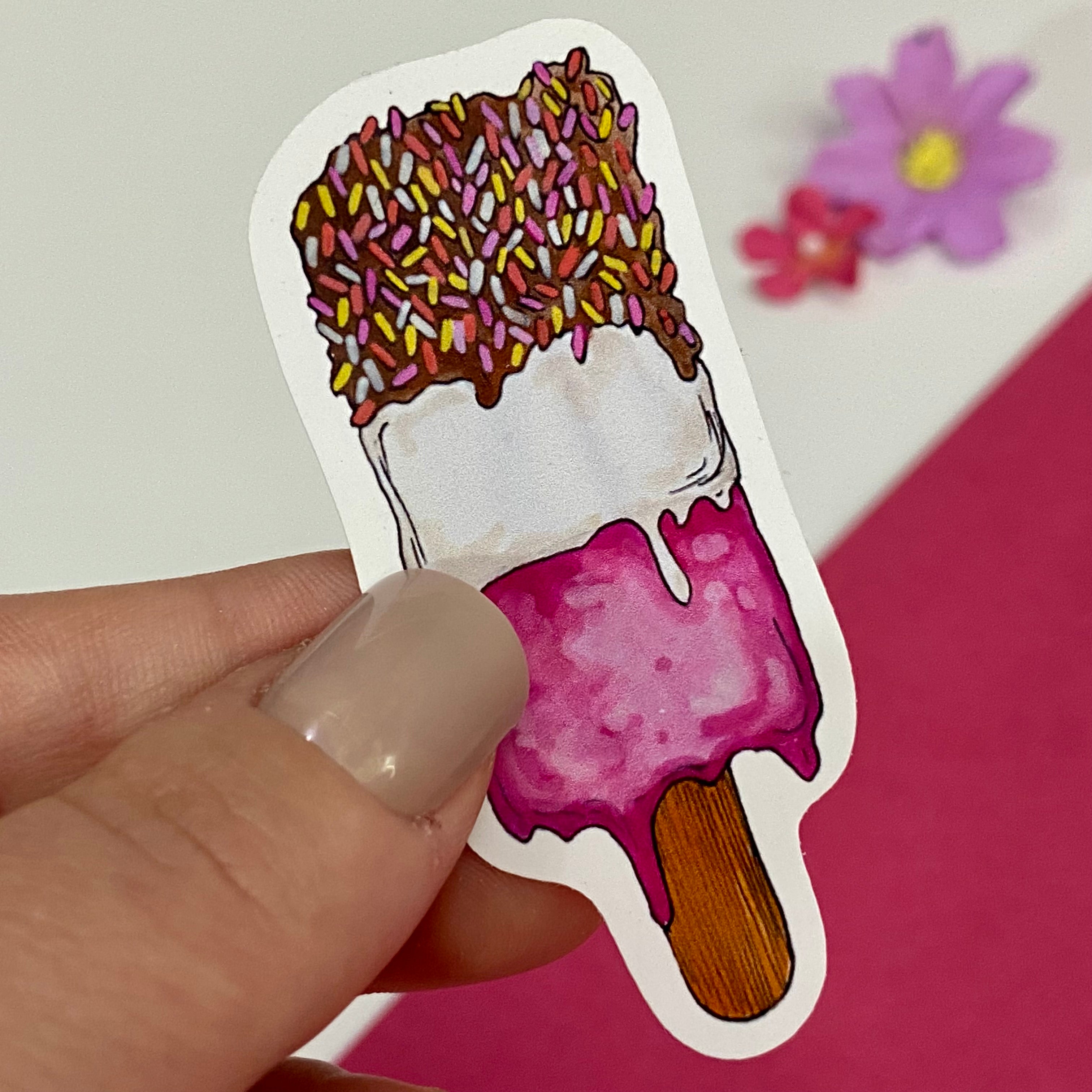 Fab Ice lolly Single Vinyl Sticker