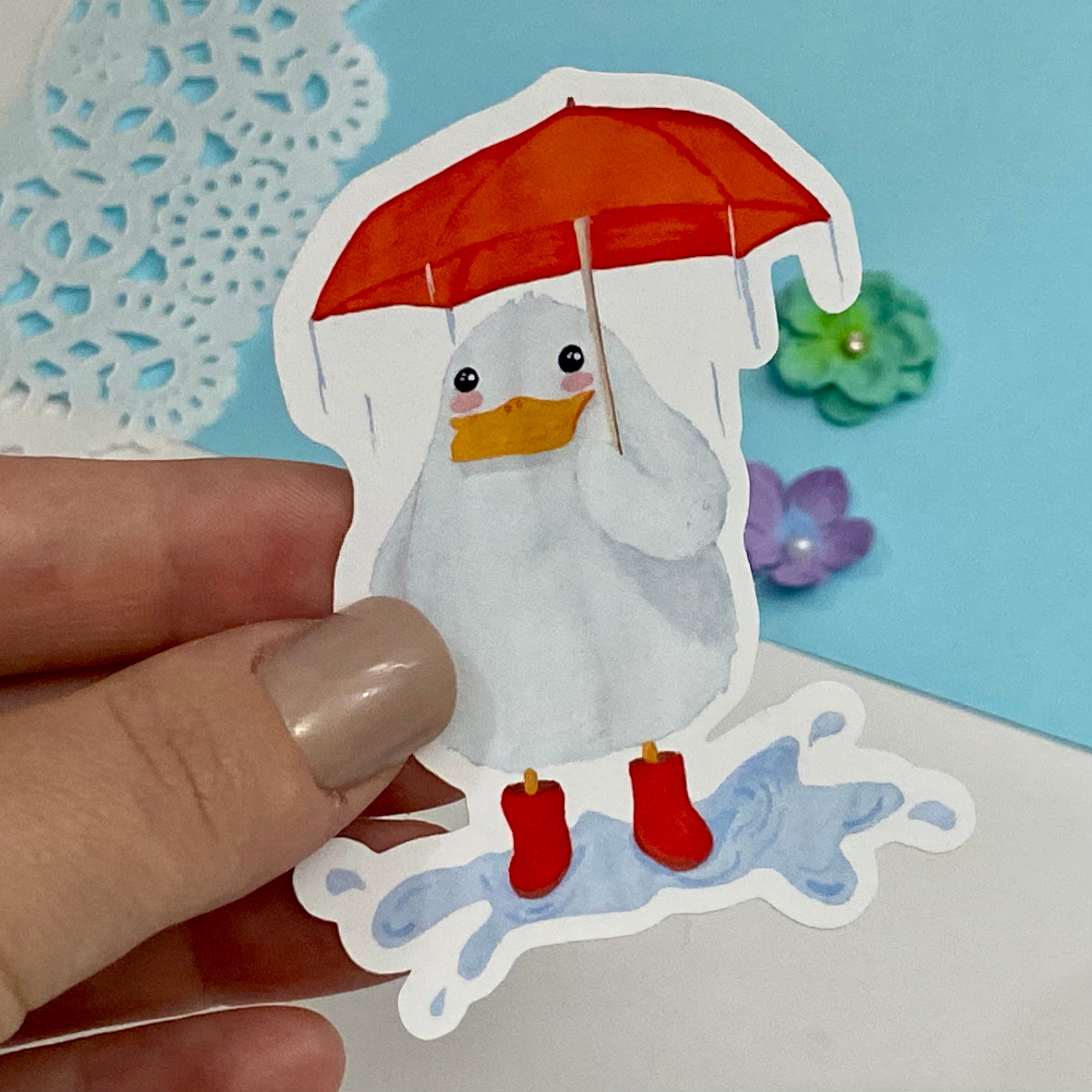 Little Ducky Single Vinyl Sticker
