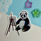 Panda Lofi Single Vinyl Sticker