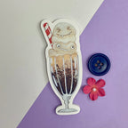 The Ice-cream Monsters Single Vinyl Sticker