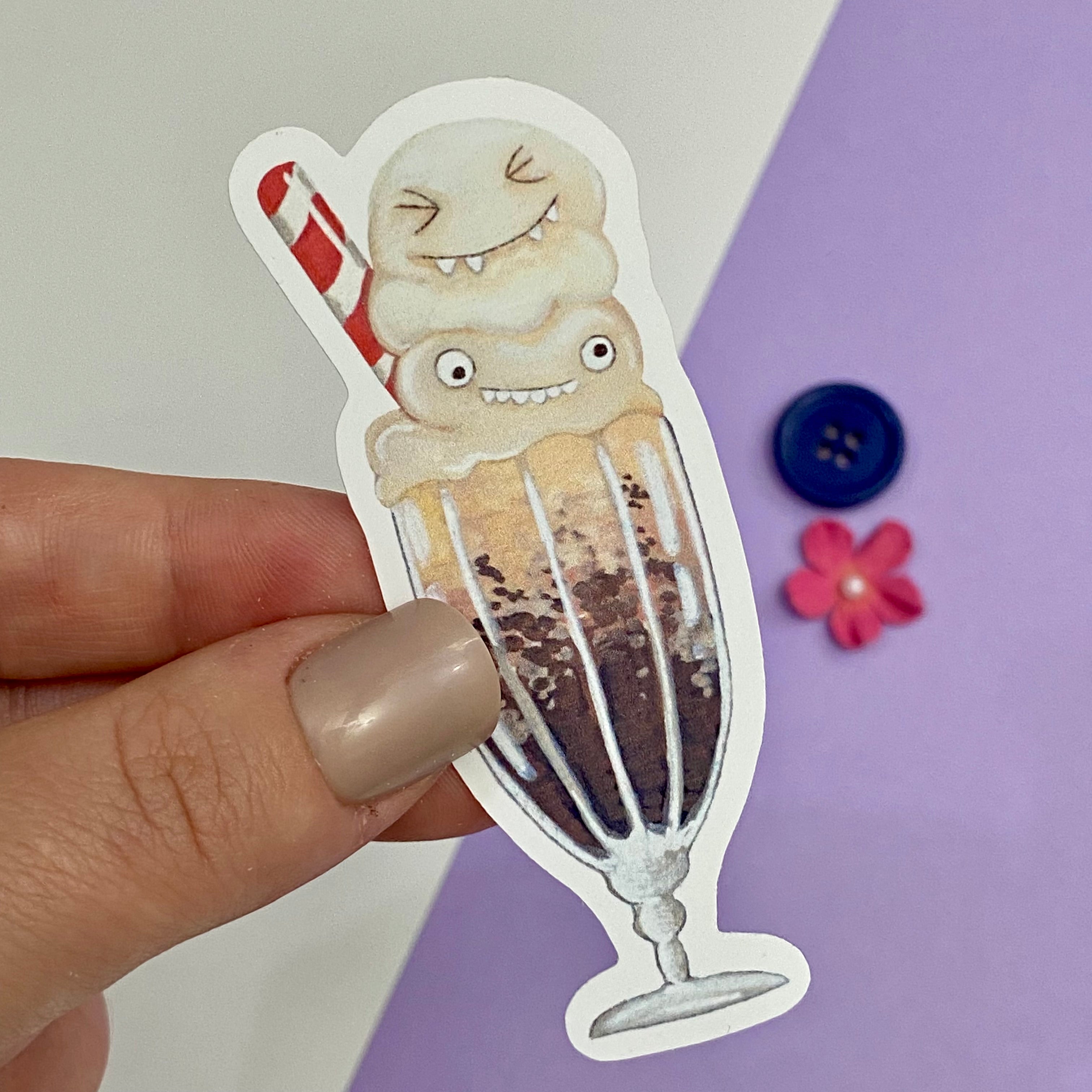 The Ice-cream Monsters Single Vinyl Sticker