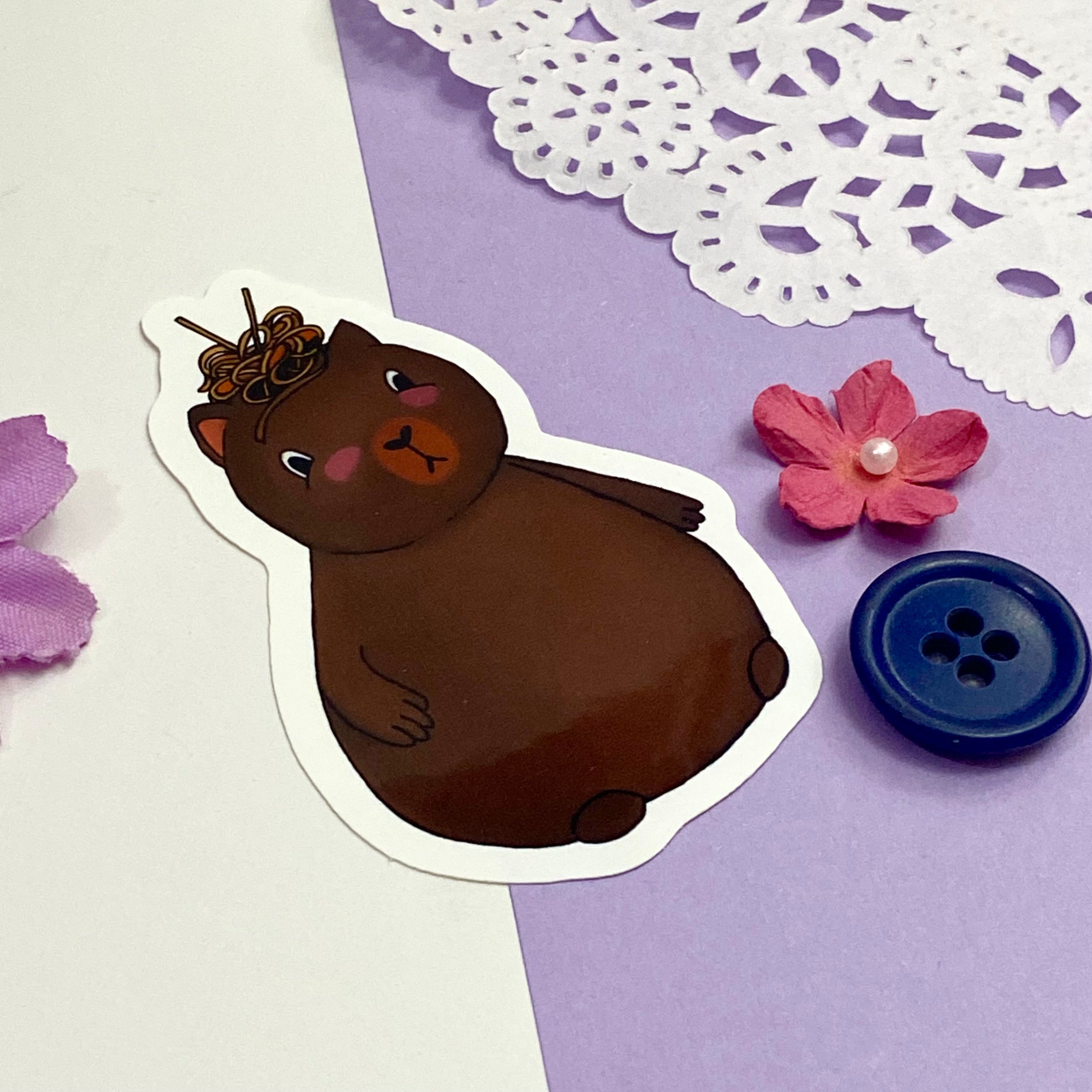 Cathybara Single Vinyl Sticker
