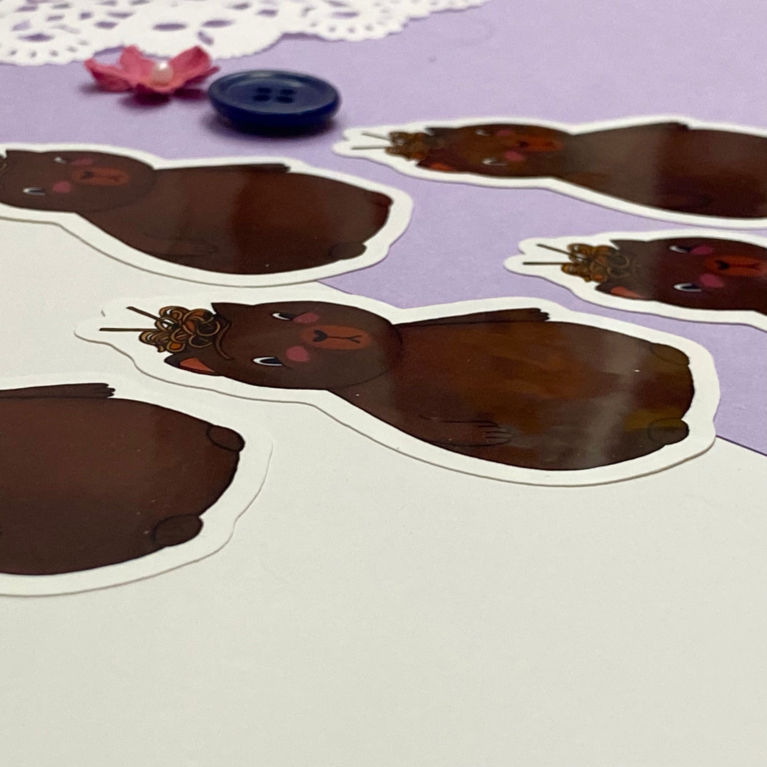 Cathybara Single Vinyl Sticker