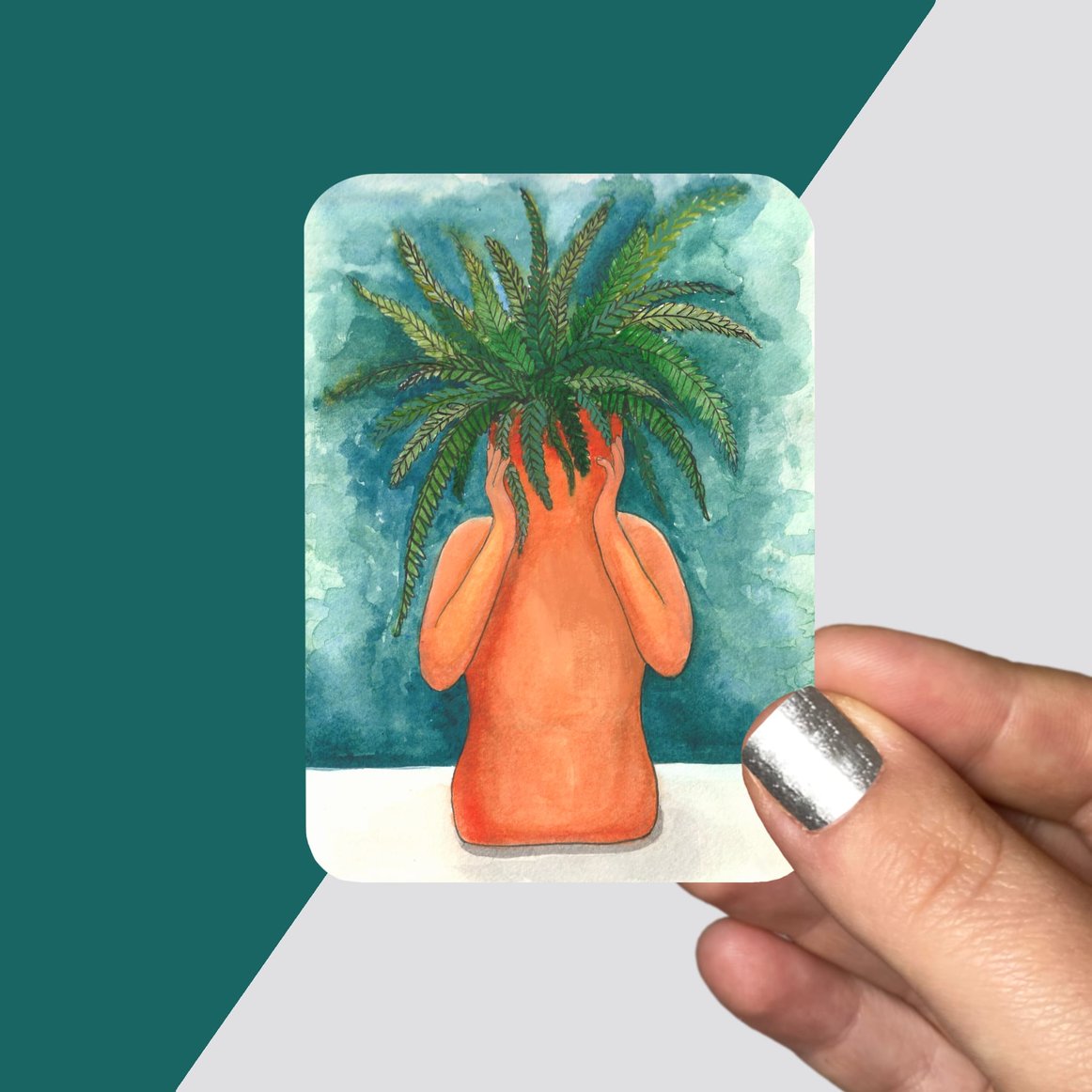 Fern Single Vinyl Sticker